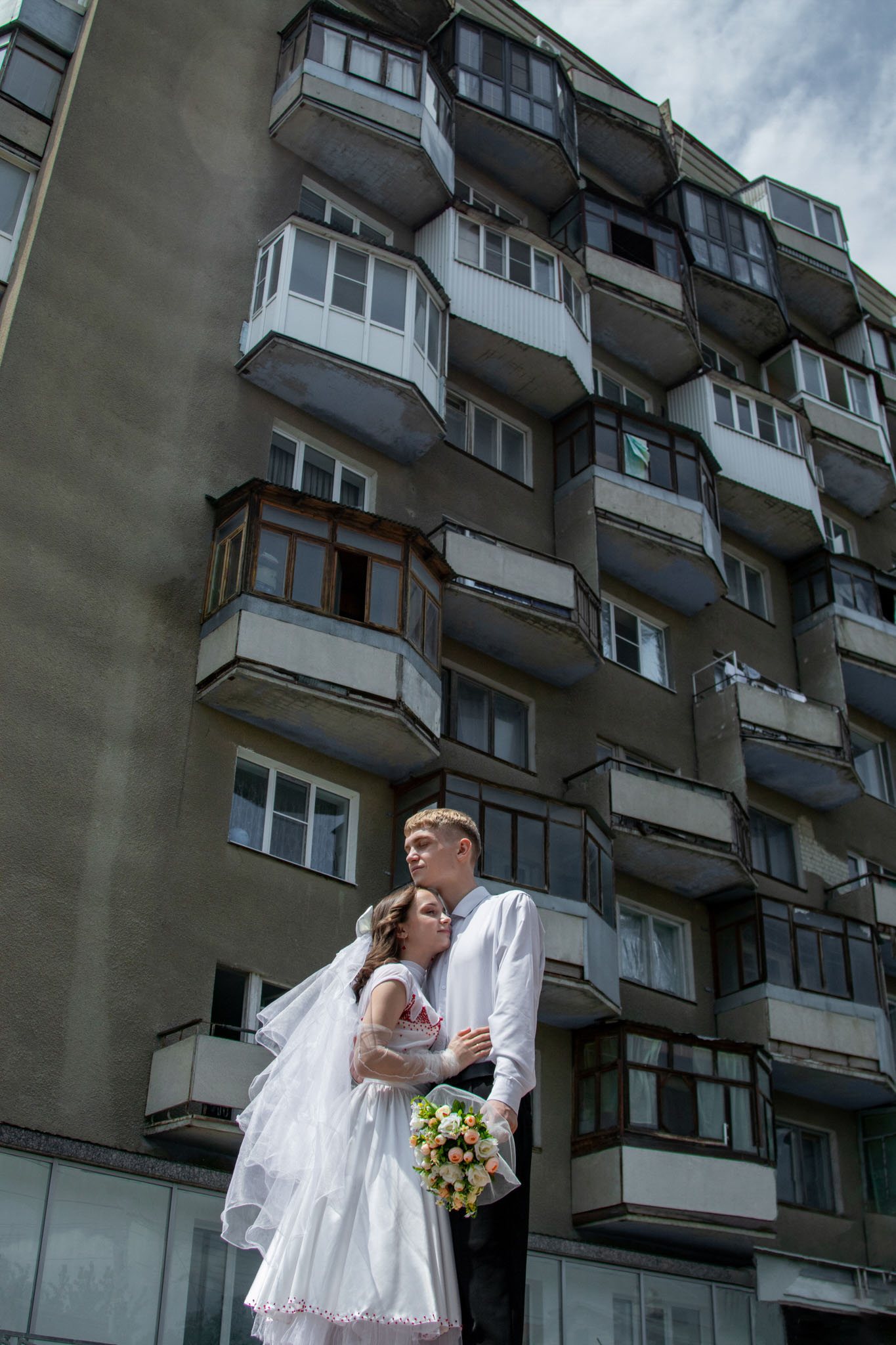 свадьба молодожёны город